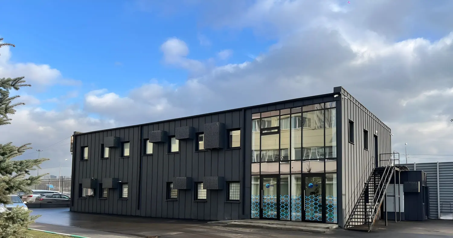 Office building and checkpoint for Metrovagonmash