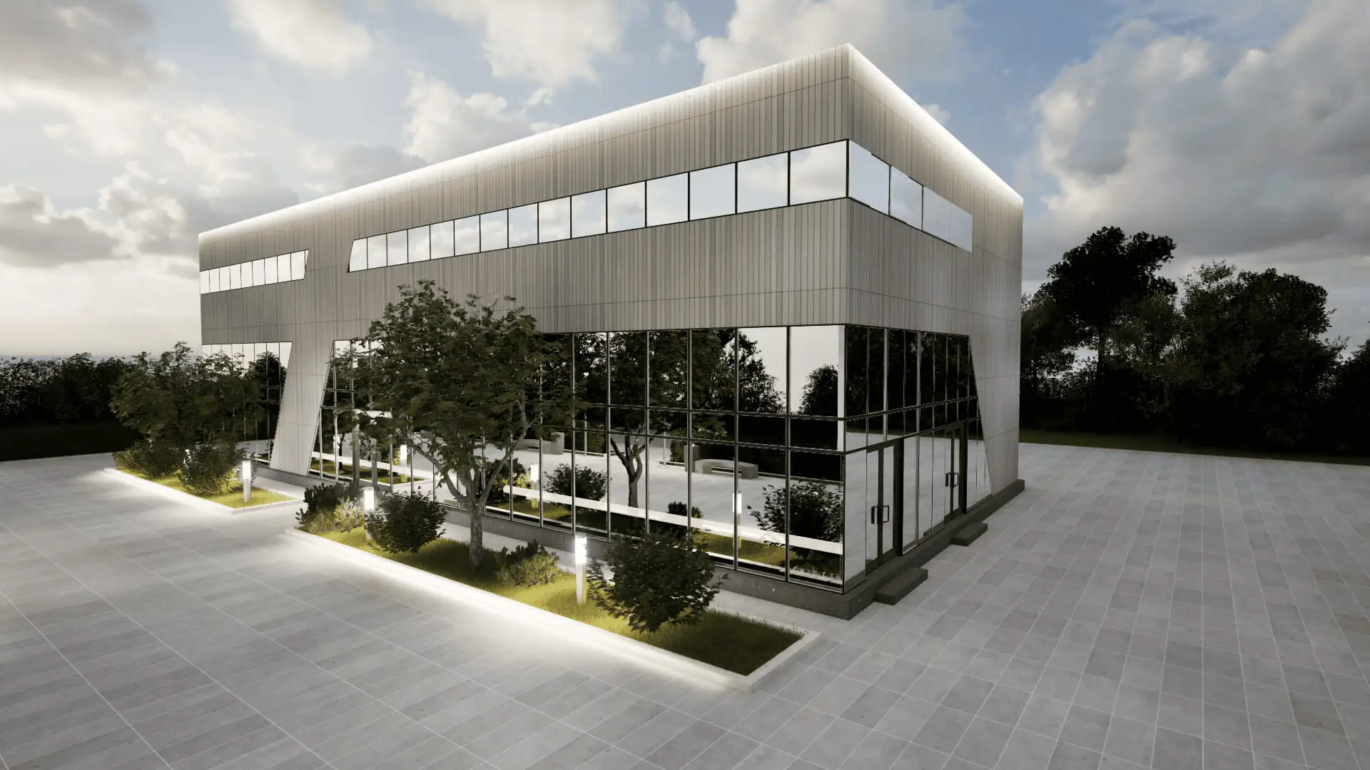 Modular shopping centre