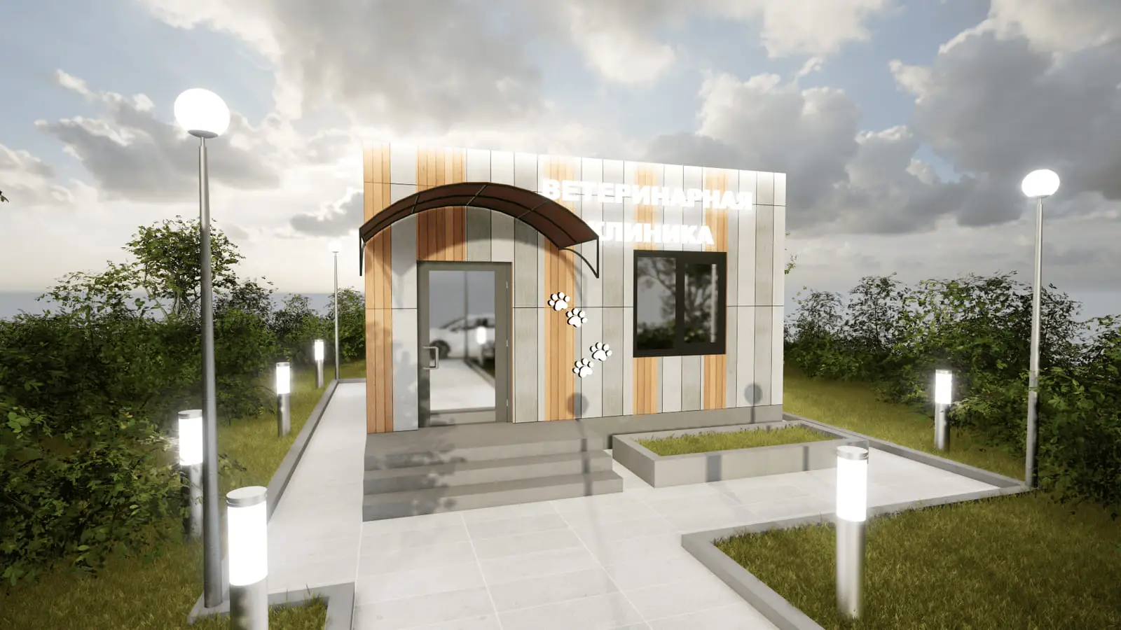 Modular veterinary stations: visualisation 1