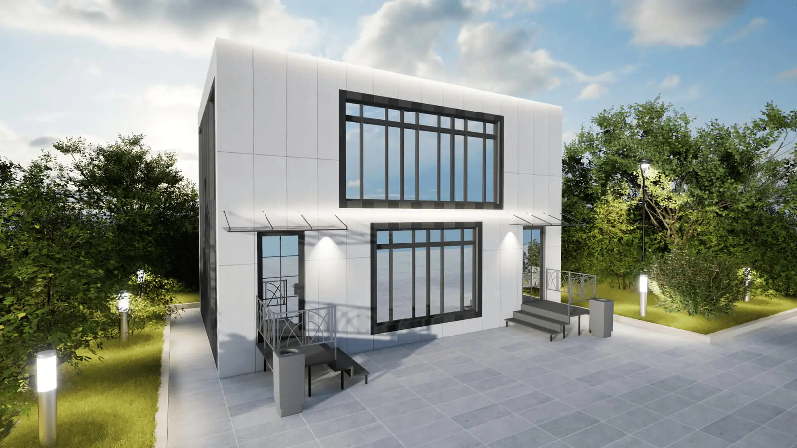 Modular administrative building: visualisation 2