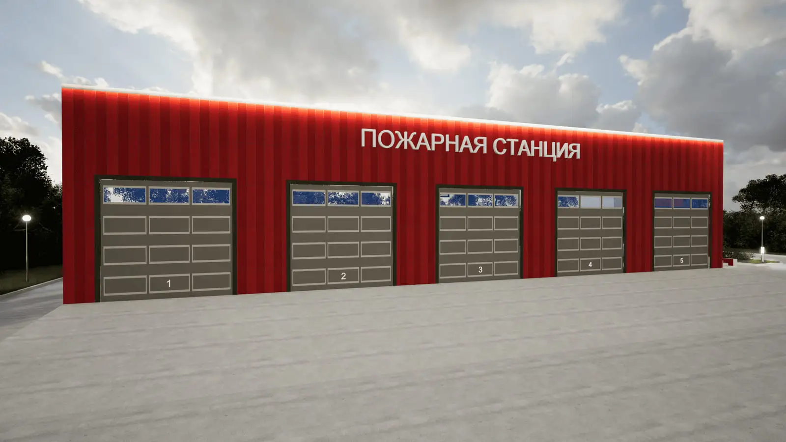 Modular fire station: visualisation 2