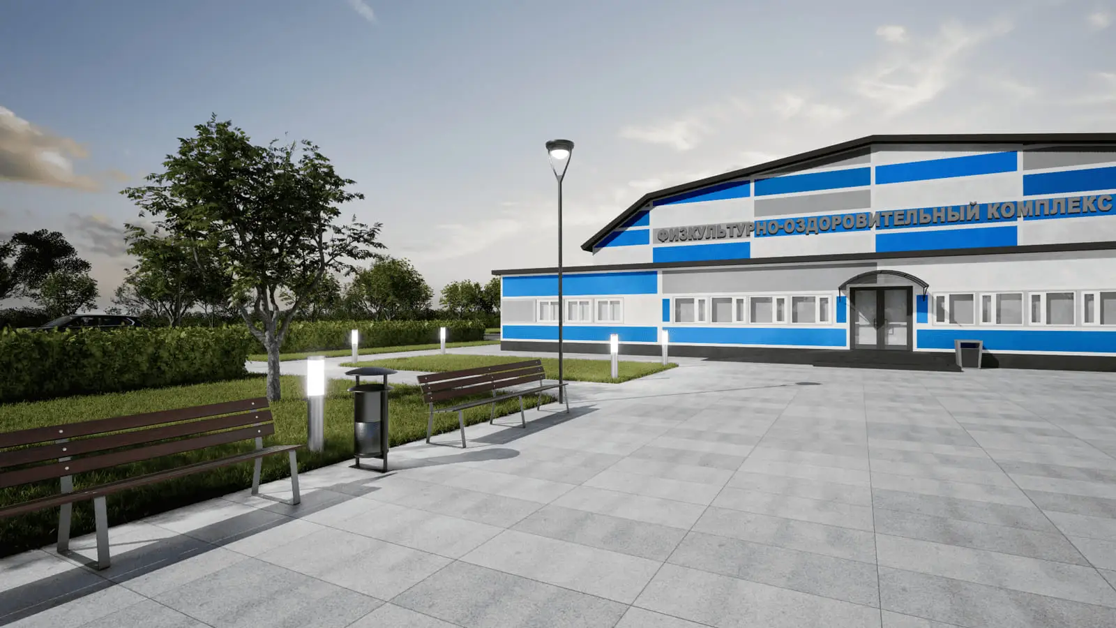 Modular fitness and wellness centre: visualisation 2