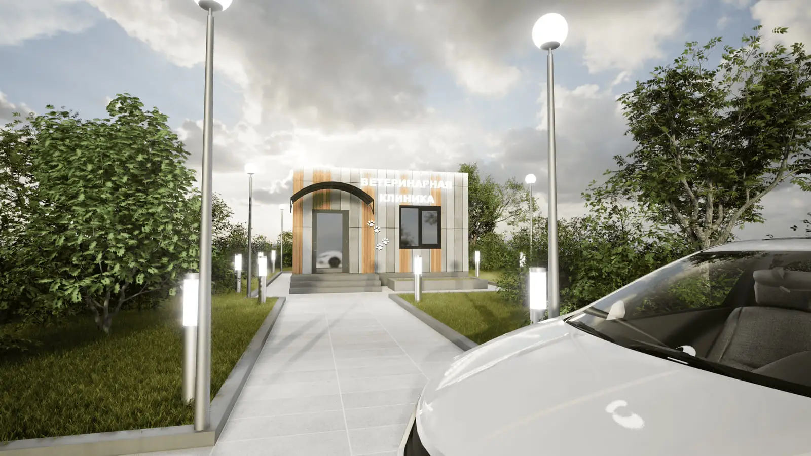 Modular veterinary stations: visualisation 3