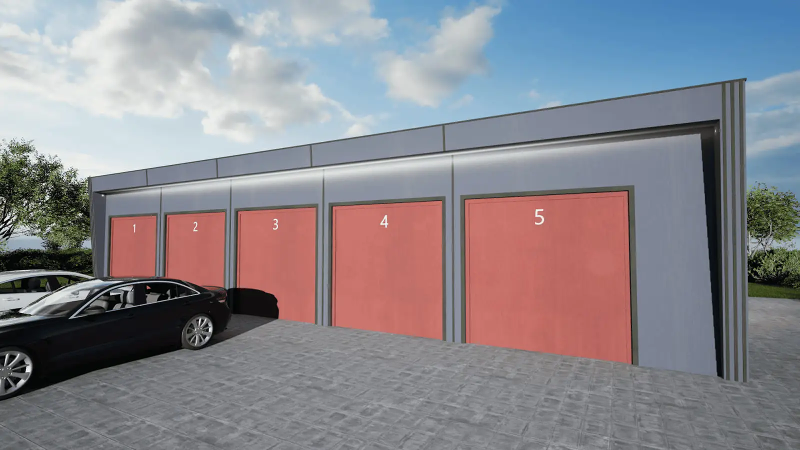Modular vehicle service stations: visualisation 3