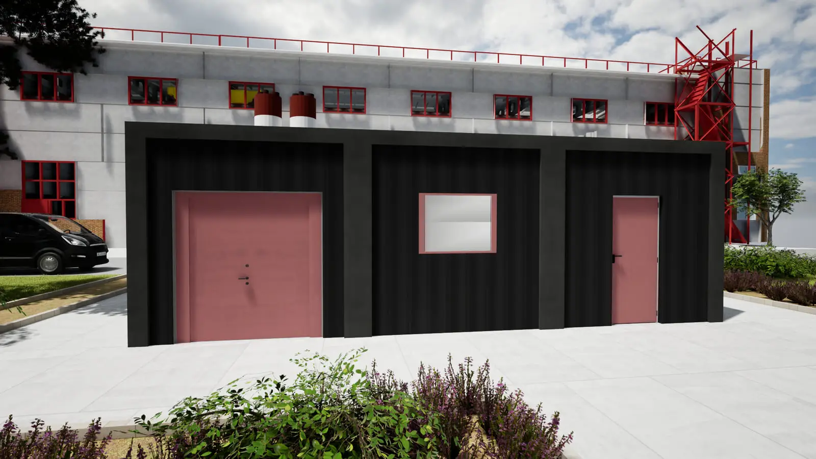 Modular gas boiler houses: visualisation 4