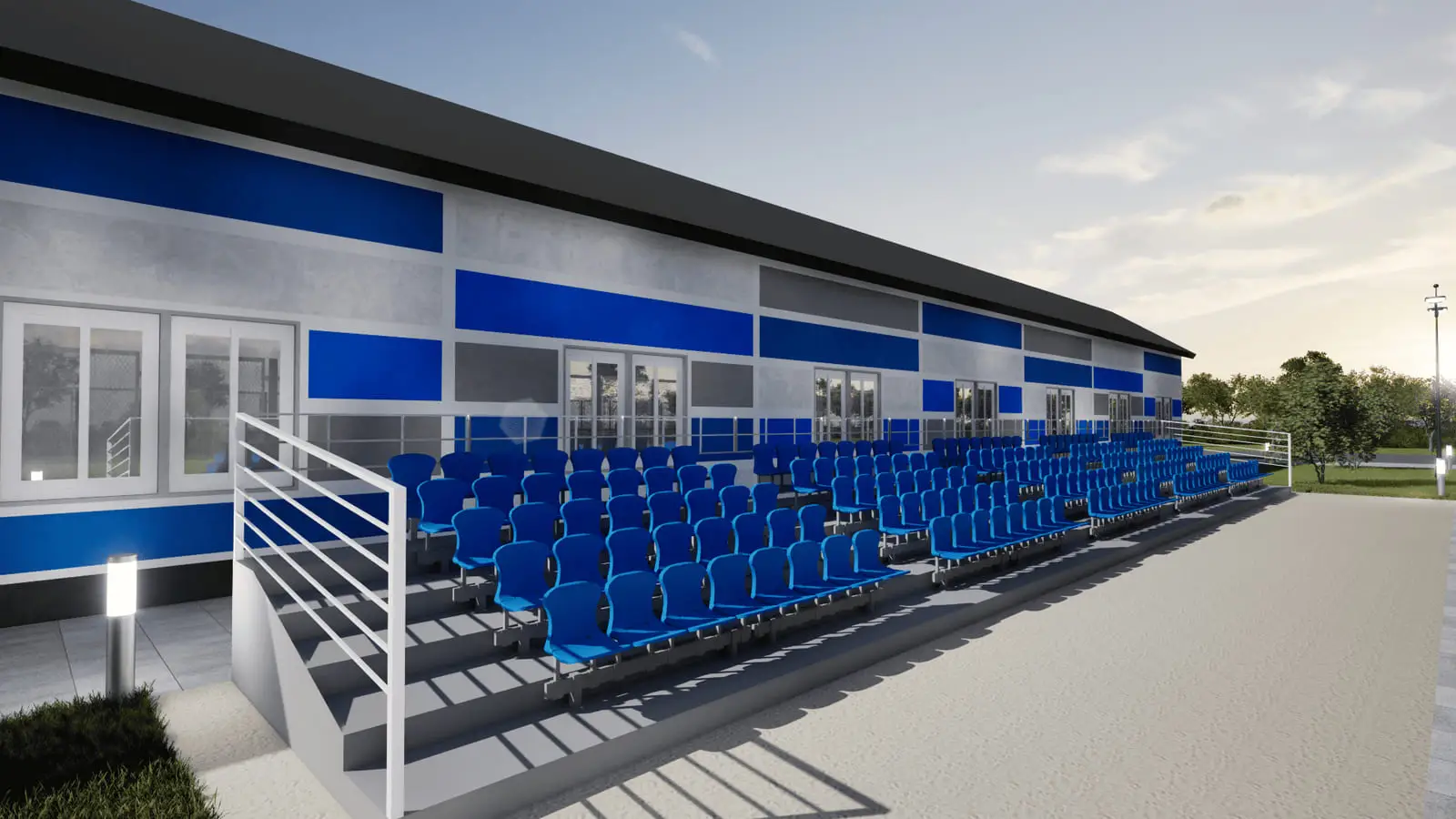 Modular fitness and wellness centre: visualisation 4